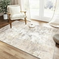 thumbnail image 4 of x Washable Area Rug for Living Room Bedroom Cream Neutral Carpet Low Pile Soft Thin Tapis Salon Abstract Modern Vacuumable Lightweight Large Throw Rug for Dining Room Kitchen, 4 of 9