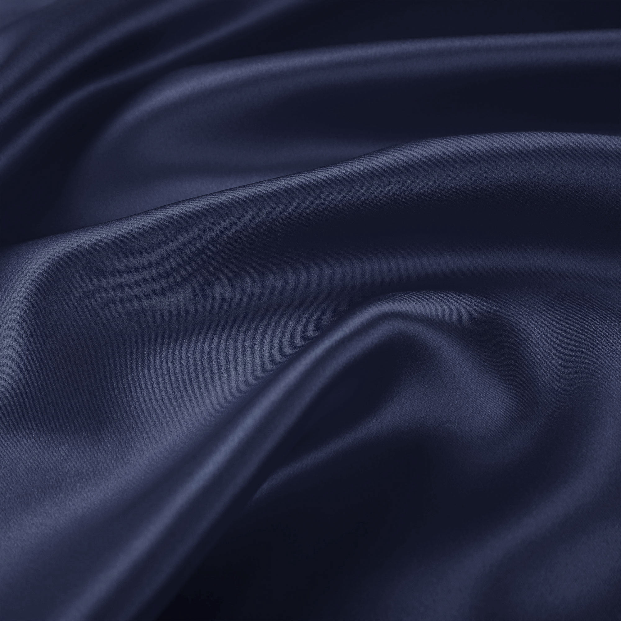 Unique Bargains 19 Momme Silk Pillowcase Envelope Closure Navy King