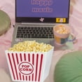 thumbnail image 5 of Large Plastic Popcorn Tubs 8.75x8.75 inches Empty Containers for Home Kitchen Food Buckets Serving Snacks Theater Movie Night Summer Birthday Party Favors Table Decoration Gift Supplies, 5 of 7