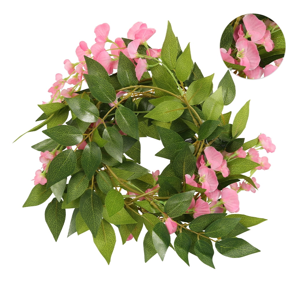 1.8m Pink Flower Garland Home Foliage Decorations Party Decorations Wisteria Garland Wedding Table Decorations Artificial Flowers