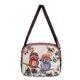 thumbnail image 2 of Bolso bandolera de lona con bordado de doble cara, bonito bolso de hombro con búho y elefante bordado para mujer, 2 of 3