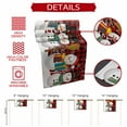 thumbnail image 5 of Christmas Snowman Snowflakes Table Runner 13x90in Non-Slip Cotton Linen Table Runners, Red Black Plaid Dresser Scarves TableRunner for Dinner Kitchen Dining Wedding Party, 5 of 8