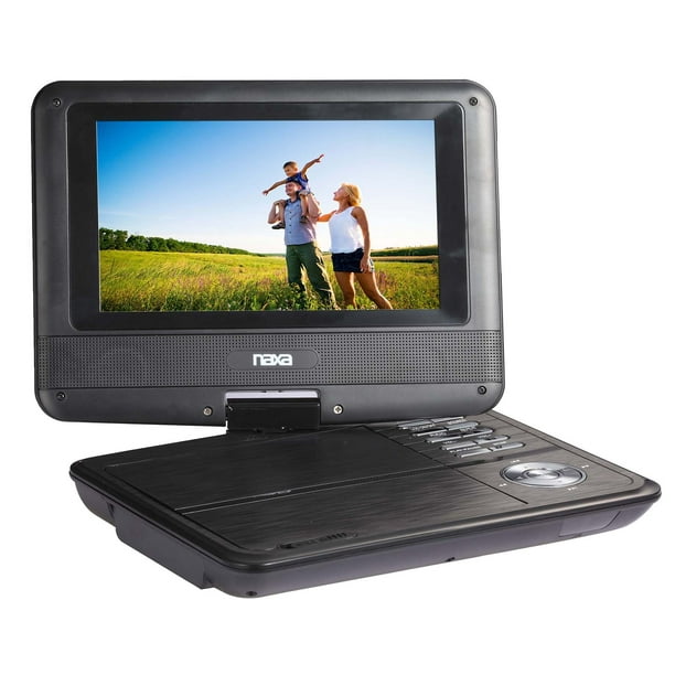 Naxa 7" TFT LCD Swivel Screen Portable DVD Player with USB/SD/MMC