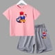 thumbnail image 3 of Juego de verano para niños, lucha, anime, cosplay, traje para niños y adolescentes, ropa de calle, camiseta de manga corta y pantalones cortos, conjunto deportivo de 2 piezas, trajes sueltos, 3 of 5