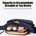 thumbnail image 4 of Crossbody Bag, Large Capacity Shoulder Purse for Women, Travel Sling Handbag with Adjustable Strap, Everyday Carry Crossbody for Daily Commute, Casual Tote for Shopping and Outings, 4 of 7