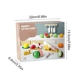 thumbnail image 3 of Yunuuuoa Kitchen Playset Cutting Toy with Realistic Fruits Vegetables and Tableware Pretend Play Food Set for Early Learning Interactive Role Play Educational Gift, 3 of 6
