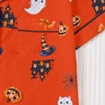 thumbnail image 5 of RMGVDSD Womens Pajama Sets Halloween Pajamas Lapel Short Sleeve Top and Shorts Sleepwear Button Down Loungewear Nightwear, 5 of 9
