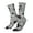 White, variant on Spiders Crew Socks for Men & Women, Breathable Casual Athletic Ankle Socks
