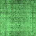 thumbnail image 1 of Ahgly Company Indoor Square Persian Emerald Green Traditional Area Rugs, 8' Square, 1 of 4