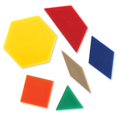 thumbnail image 2 of Mini-Set Pattern Blocks: 1/2 Cm, Pack Of 100, 2 of 4