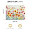thumbnail image 3 of Nawypu Abstract Flower Wall Art Pictures Decor for Living Room Colorful Floral Canvas Painting Artwork Botanical Watercolor Wideflowers Print on Canvas for Bedroom Large Modern Blooming, 3 of 6