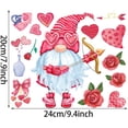 thumbnail image 2 of La ventana del feliz día de San valentse afera al corazón Gnomes calcalcalcalcalcalde de la pared decorextraíble para la boda casera, 2 of 2