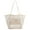 White, variant on Spencer Nylon Mesh Tote Bag, Casual Tote Bag Hobo Women Foldable Shoulder Bag For Beach Picnic Vacation, Brown