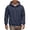 Blue, variant on Winter Lined Hoodie for Men Comfort and Warmth in Cold Weather Casual Wear Oversized Pullover Long Sleeve Crewneck Casual Tops