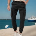 thumbnail image 2 of Zszcpp Work Pants Men All Matching Long Cuffed Active Sports Sweat Jogging Outdoor Pockets Lounge Trousers Casual Trouser, 2 of 9