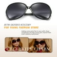 thumbnail image 4 of Kids Round Fashion Sunglasses for Girls Age 3-12 Butterfly Shaped Retro Children Tween Sun Glasses, 4 of 7