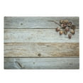 thumbnail image 1 of Rustic Cutting Board, Acorns and Cones on Weathered and Grained Wooden Background Timber Autumn Theme Image, Decorative Tempered Glass Cutting and Serving Board, Large Size, Brown, by Ambesonne, 1 of 1