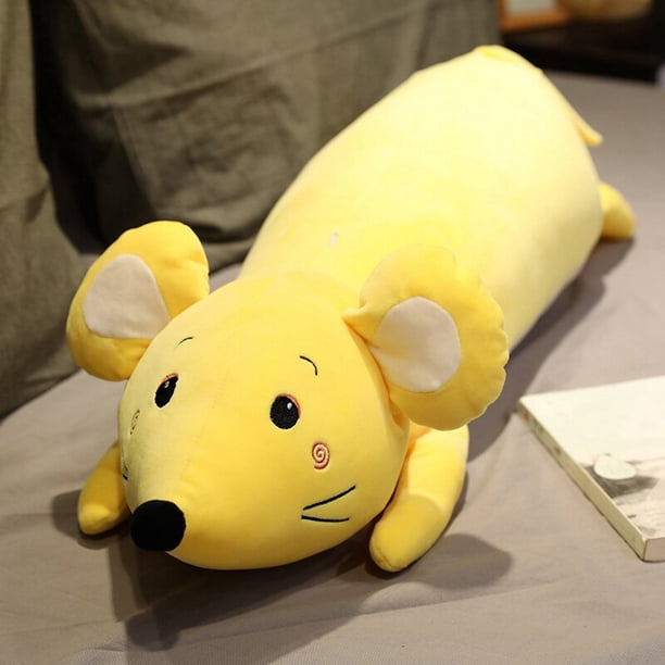 Ratón de peluche de 70-130cm, muñeco de rata, Animal suave, almohada Kawaii, regalo de cumpleaños para niños, sofá, recién llegado zhangmengya LED