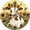 CowPPP-10, variant on Eveokoki White Cow Standing Field Flowers Wall Clock 10 Inch Battery Operated Silent Non Ticking Rustic Wooden Clocks Home Decor for Kitchen, Living Room, Bedroom, Office