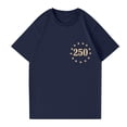 thumbnail image 3 of Trgacdwlo 1776-2026 USA 250th Anniversary T Shirt Flag Print Plus Size Womens 4th of July Tops Freedom Independence Day Red White and Blue Women's Graphic T-Shirts Blue 5XL, 3 of 5