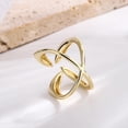 thumbnail image 3 of Anillo ajustable con letra inicial TANGJMXG para mujer y niñas de cadena de Joyería, 3 of 3