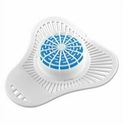 OdoBan Urinal Screen w/Non-Para Deodorizer Block Cherry Scent White/Pink 12