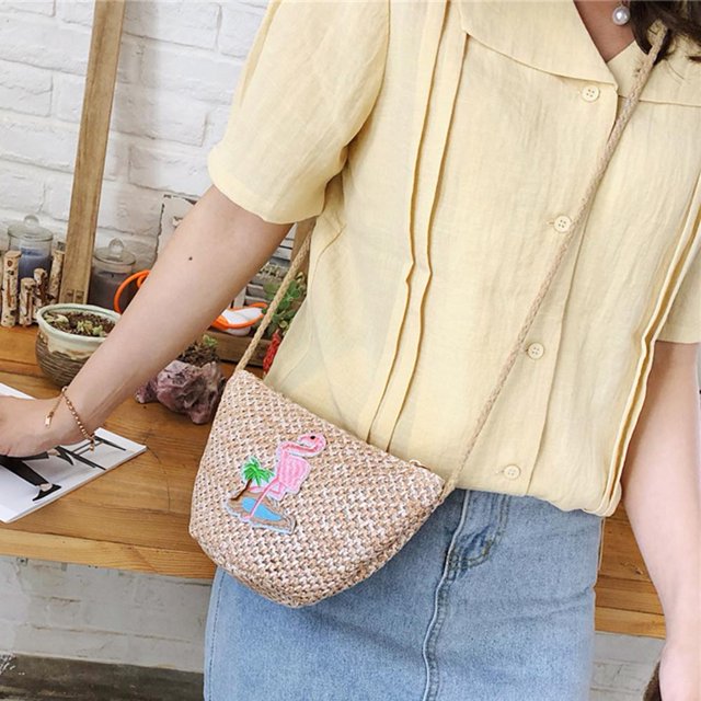 Animal Print Shoulder Messenger Bolsos Mujer Tejiendo Crossbody Bolsos (2) Tmvgtek Para estrenar