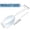 White, variant on Eguiwyn 5PCS Plastic Coffee Measuring Spoons Short Handle Tablespoon Coffee Scoops for Tea Sugar Cereal Fruit Powder Seed Spices Measuring Tool for Kitchen,White 9.7*3.8*2.2cm