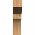 thumbnail image 2 of 4"W x 12"D x 16"H Mediterranean Rough Sawn Corbel, Western Red Cedar, 2 of 9