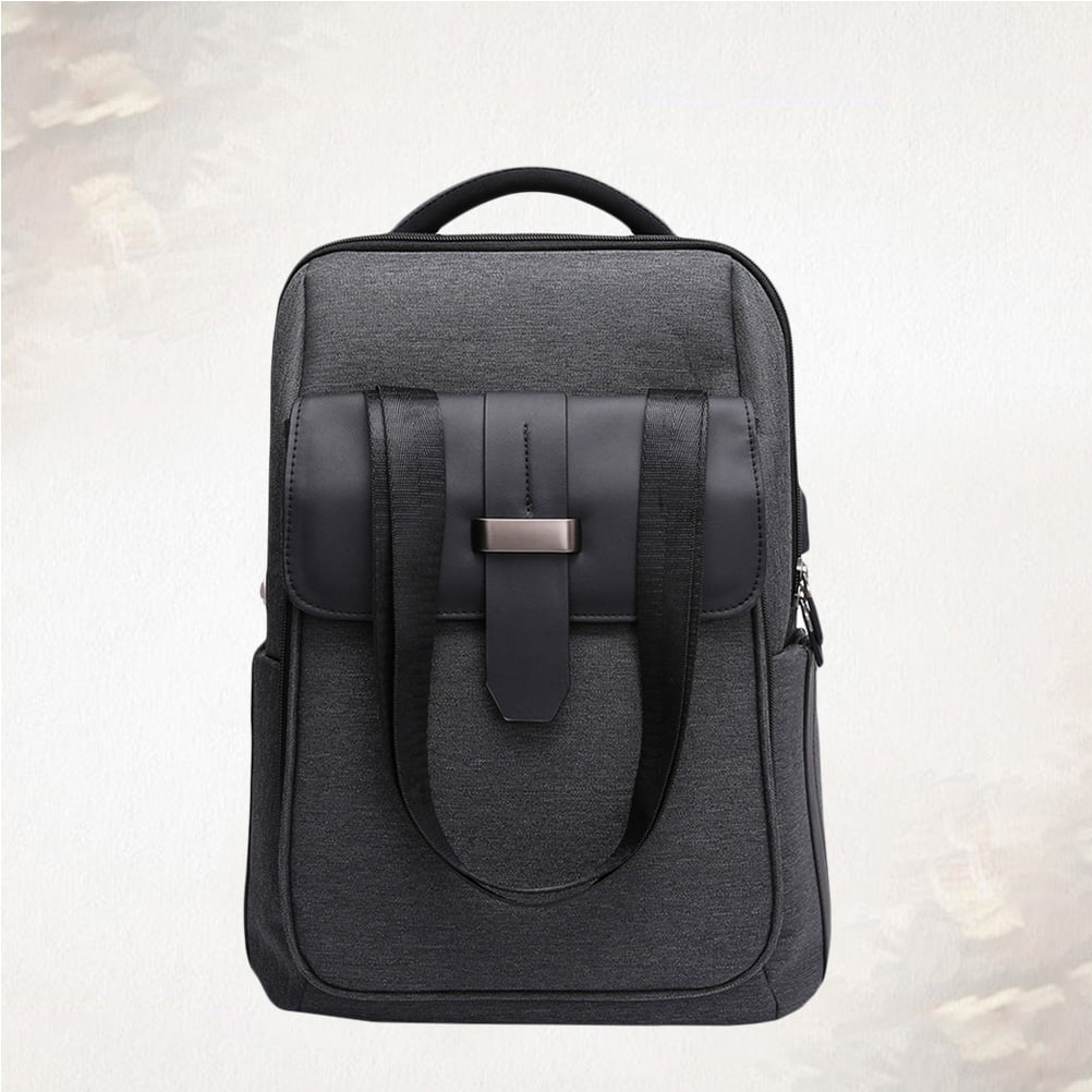 Backpack School College Bags Laptop Casual Briefcase Black