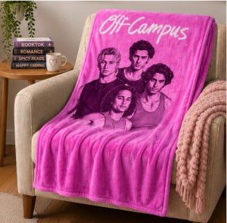 ROYAL PLUSH RASCHEL 50X60 THROW OFF CAMPUS - DREAM TEAM