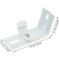 thumbnail image 2 of 4 Pcs Supports de Stores Verticaux en Forme de L pour Rideaux, 2 of 4