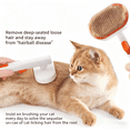 thumbnail image 6 of Indoor cat brush, dog hair removal brush, long or short hair cat brush, cat grooming and hair removal brush, dog, kitten, horse massage brush for removing loose hair., 6 of 6