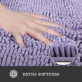 thumbnail image 3 of Alfombras de baño Yeaban, pequeñas, 30 x 30 cm, felpilla, color lavanda, 3 of 7
