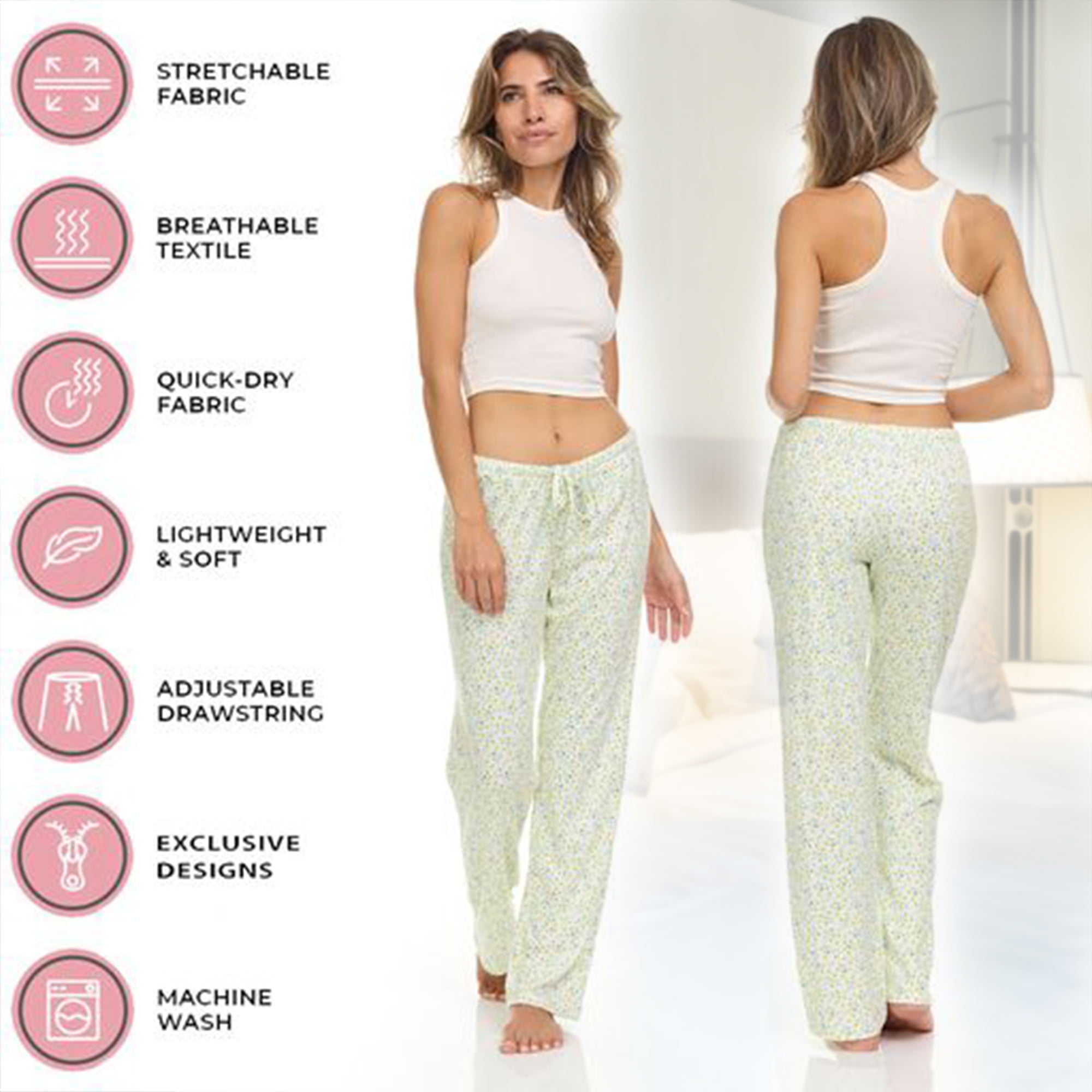 Casual Heart Print Pajamas Short Sleeve Pajama Top Pajama Pants Womens  Loungewear Sleepwear - Women's Lingerie & Lounge - Temu