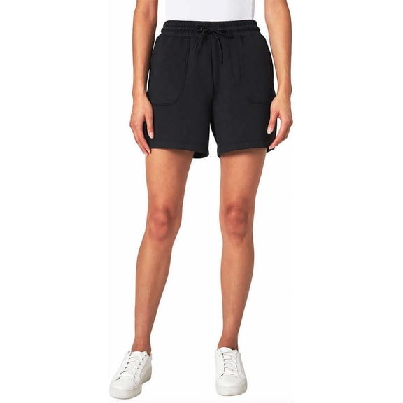 Mondetta Women's Midweight Ribbed Scuba Shorts, X-Large