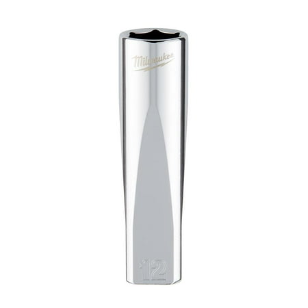 UPC: 0045242566082 | Milwaukee-45-34-0012 3/8 in. Drive 12mm Metric 6-Point Deep Socket