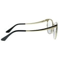 thumbnail image 3 of Bvlgari BV 2186 Metal Womens Cat-Eye Eyeglasses Black Pale Gold 53mm Adult, 3 of 3
