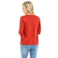 thumbnail image 7 of Made by Olivia Women's Classic Button Down Long Sleeve V-Neck Soft Knit Sweater Cardigan, 7 of 7