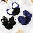 thumbnail image 6 of HEMOTON  3 Pcs Hair Accessories for Women Bow Hairnet Bow-knot Clip Nets, 6 of 8