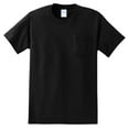 thumbnail image 5 of Port & Company TShirt with Pocket (PC61P) Jet Black, 3XL, 5 of 6