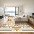 thumbnail image 3 of ODIKA 3'x5' Machine Washable Non-Slip Area Rug, Southwestern Beige High Traffic Rug, Beige, 1085646, 3 of 7