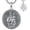 A01-Saint Anthony, variant on Saint Jude Necklace for Men Sterling Silver St Jude Thaddeus Necklace Religious Patron Protection Medals Pendant for Men