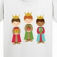 thumbnail image 4 of Inktastic Christmas Three Wisemen Youth T-Shirt, 4 of 5