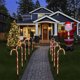 thumbnail image 3 of Paquete de 12 marcadores de camino de bastones de caramelo navideños para pasarelas, jardines, césped, decoración festiva, 3 of 5