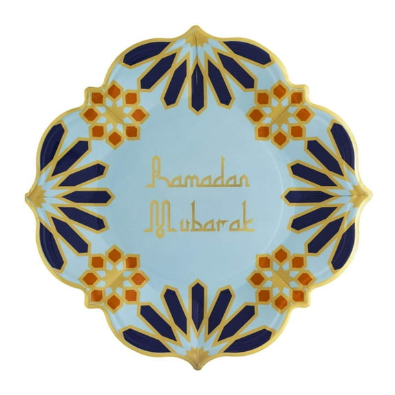 Ramadan Lunch Plates | Unique Porcelain Inspired Ramadan Plate