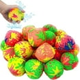 thumbnail image 1 of Paquete de 8 pelotas de agua, juguetes acuáticos para niños, bombas de agua reutilizables para piscina, juego de pelotas de playa para exteriores, perfecto para piscina, agua, playa y mar (color, 1 of 5