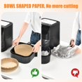 thumbnail image 5 of nipocaio Papier de Cuisson pour Friteuse à Air Chaud TG 20cm 120 Pcs Papier Jetable Rond Résistant à la Graisse Antiadhésif Anti-Fuite Forme de Bol Pré-Découpé pour Friteuses à Air Four à Micro-Ondes Cuisine, 5 of 5