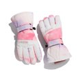 thumbnail image 3 of Guantes de invierno para exteriores, cálidos, para montar en bicicleta eléctrica, esquí, resistentes al viento, impermeables, con pantalla táctil, estampado para mujer, 3 of 4