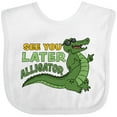 thumbnail image 3 of Inktastic See You Later Alligator with Black Sunglasses Boys or Girls Baby Bib, 3 of 4